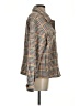 CALISTA 100% Polyester Plaid Brown Jacket Size S - photo 4
