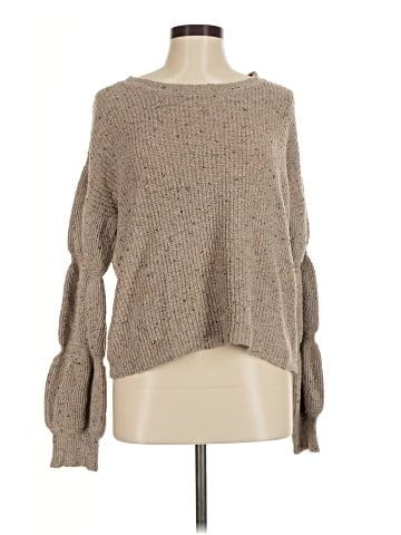 Hem & Thread Pullover Sweater (view 1)