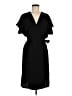 Topshop 100% Polyester Solid Black Cocktail Dress Size 6 - photo 1
