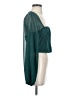 Express Teal Long Sleeve Blouse Size S - photo 4