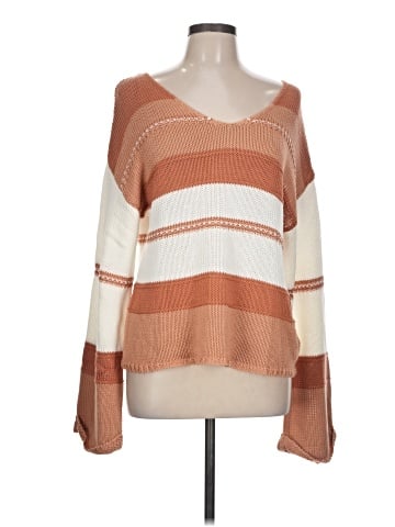 Hem & Thread Pullover Sweater (view 1)