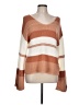 Hem & Thread Color Block Tan Pullover Sweater Size L - photo 1