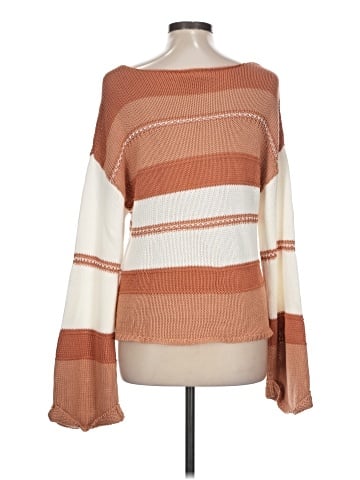 Hem & Thread Pullover Sweater (view 2)