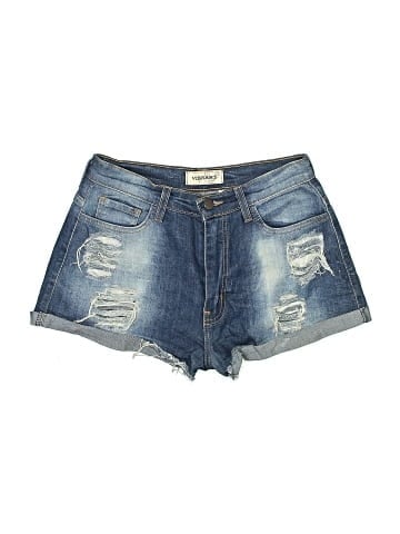 Vibrant M.I.U Denim Shorts (view 1)