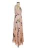 Vince Camuto 100% Polyester Floral Tan Casual Dress Size 2 - photo 4