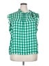Liz Claiborne 100% Polyester Green Sleeveless Blouse Size XXL - photo 1