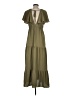 Simplee 100% Polyester Green Casual Dress Size M - photo 2