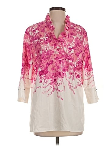 MING WANG 3/4 Sleeve Blouse (view 1)