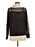 Francesca's Black Long Sleeve Blouse Size M - photo 1