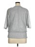 MSK Metallic Silver 3/4 Sleeve Top Size 1X - photo 2