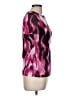 Bar III Tie-dye Pink Short Sleeve Top Size M - photo 4