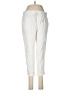 Faded Glory Solid White Linen Pants Size 8 - photo 1