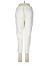 Faded Glory Solid White Linen Pants Size 8 - photo 2