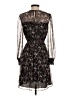 CeCe 100% Polyester Floral Black Casual Dress Size 0 - photo 2