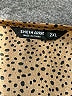 Shein Curve Brown Sleeveless Blouse Size 16 Plus (2) - photo 7