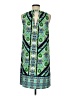 Wisp Print Green Casual Dress Size 6 - photo 2