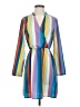 All in Favor Stripes Blue Casual Dress Size XS - photo 1