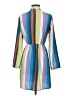 All in Favor Stripes Blue Casual Dress Size XS - photo 2