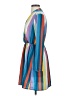 All in Favor Stripes Blue Casual Dress Size XS - photo 5