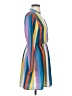 All in Favor Stripes Blue Casual Dress Size XS - photo 4
