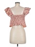 Kirious 100% Cotton Red Short Sleeve Top Size S - photo 2