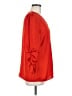 CAbi 100% Polyester Red 3/4 Sleeve Top Size M - photo 4