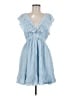 Willow & Root 100% Rayon Blue Cocktail Dress Size M - photo 1