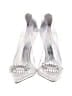 Good American White Silver Heels Size 11 - photo 2