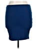 REVAMPED Solid Blue Casual Skirt Size L - photo 2