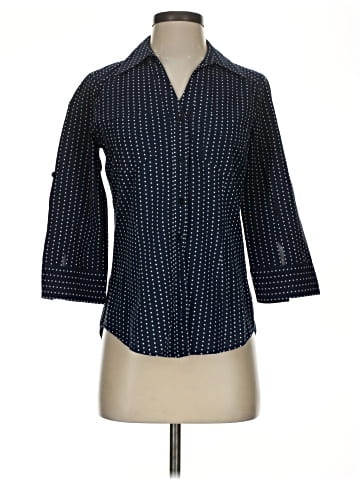 BCX 3/4 Sleeve Button-Down Shirt (view 1)