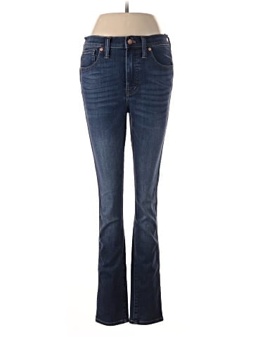 Madewell 10" High-Rise Skinny Jeans in Danny Wash: TENCEL&trade; Denim Edition (view 1)
