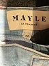 Mayle 100% Cotton Blue Jeans Size 27 waist - photo 7