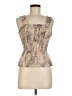 Japna 100% Polyester Tan Sleeveless Blouse Size M - photo 1