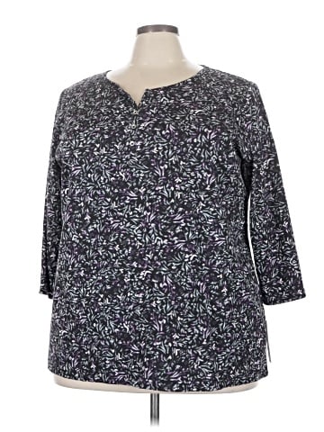 Croft & Barrow 3/4 Sleeve Top (view 1)