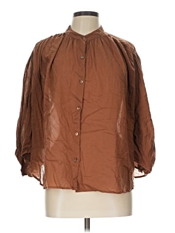 Rebecca Taylor 3/4 Sleeve Button-Down Shirt (view 1)