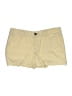 Merona Solid Yellow Khaki Shorts Size 6 - photo 1