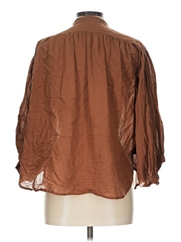 Rebecca Taylor 3/4 Sleeve Button-Down Shirt (view 2)