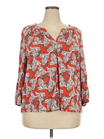 Crown & Ivy 3/4 Sleeve Blouse (view 1)