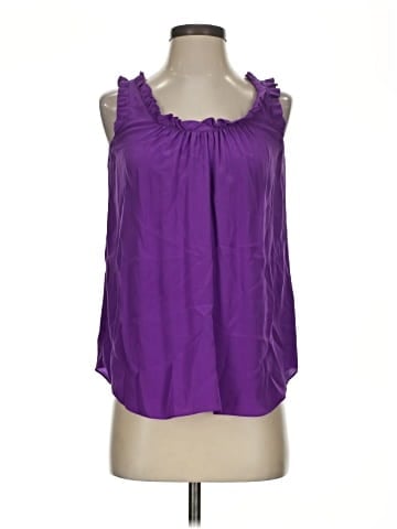 Rebecca Taylor Sleeveless Silk Top (view 1)