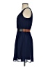 Iz Byer 100% Polyester Solid Blue Casual Dress Size XS - photo 5