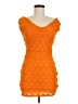 Zara Orange Cocktail Dress Size M - photo 1