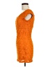 Zara Orange Cocktail Dress Size M - photo 5