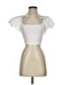 Zara Ivory Short Sleeve Top Size S - photo 1