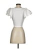 Zara Ivory Short Sleeve Top Size S - photo 2