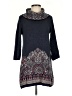 Moth Paisley Blue Turtleneck Sweater Size S - photo 1