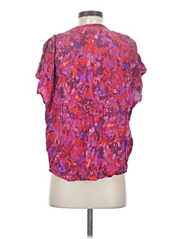 Joie Short Sleeve Silk Top (view 2)