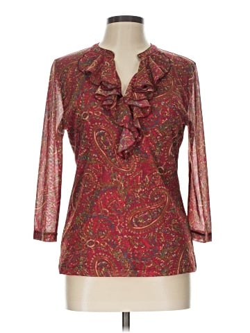 Chaps Long Sleeve Blouse (view 1)