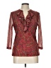 Chaps Red Long Sleeve Blouse Size L - photo 1
