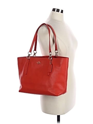 Coach Leather Tote (view 2)