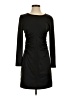 Jennifer Lopez Solid Black Cocktail Dress Size 4 - photo 1